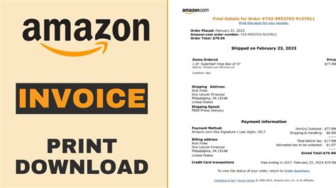 How to Print Invoice from Amazon: A Comprehensive Guide with Q&A