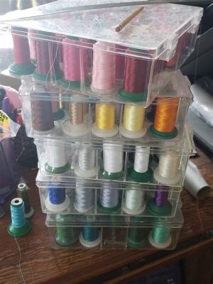 how to store embroidery thread