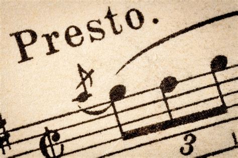 presto meaning in music: The Presto Character in Classical Music